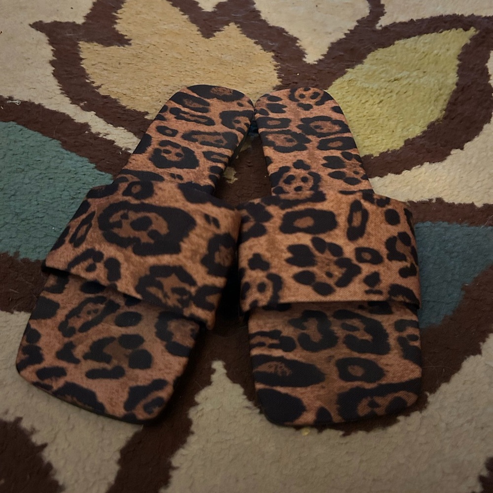 Leopard Print Women's Sandals